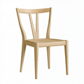 Chaise de salle à manger 45 x 52 x 82 cm en bois naturel style scandinave